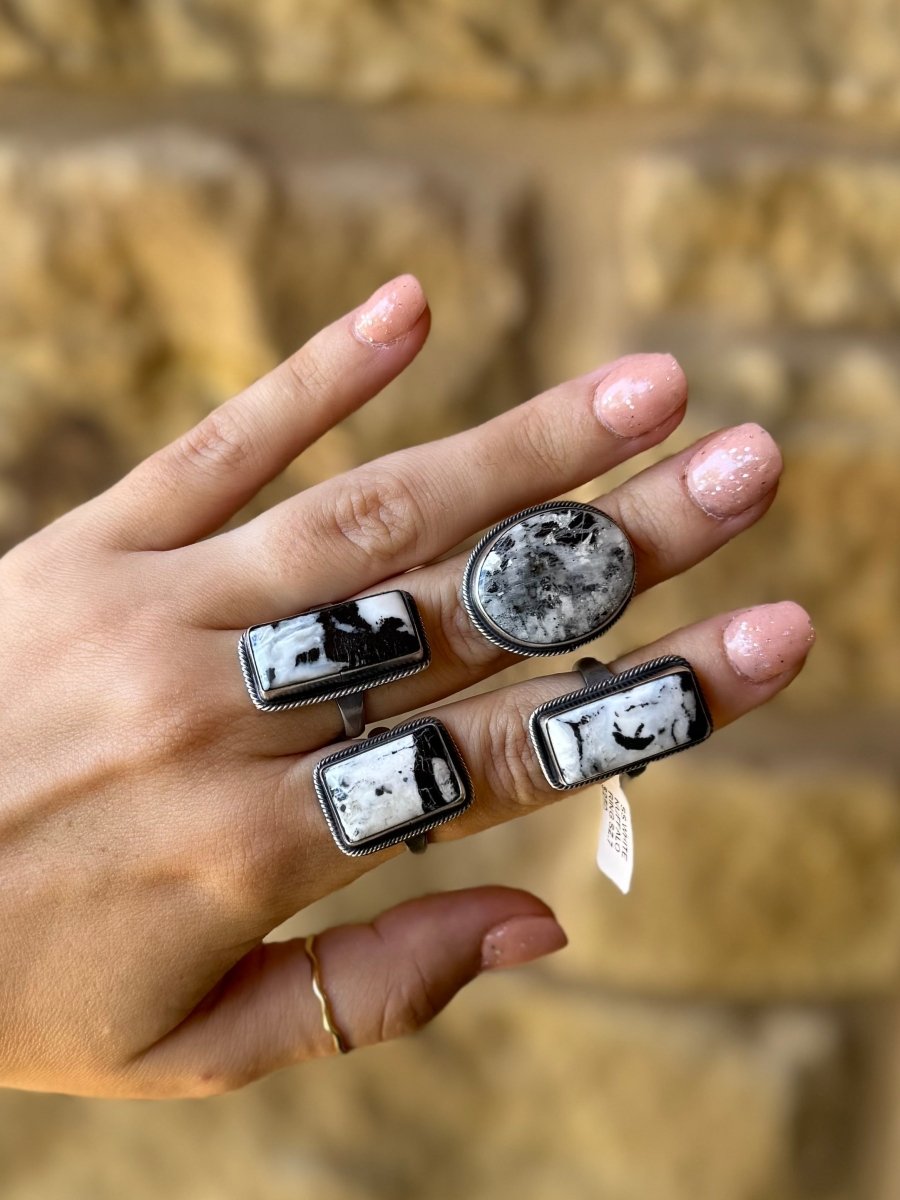 Princeton White Buffalo OVAL Ring