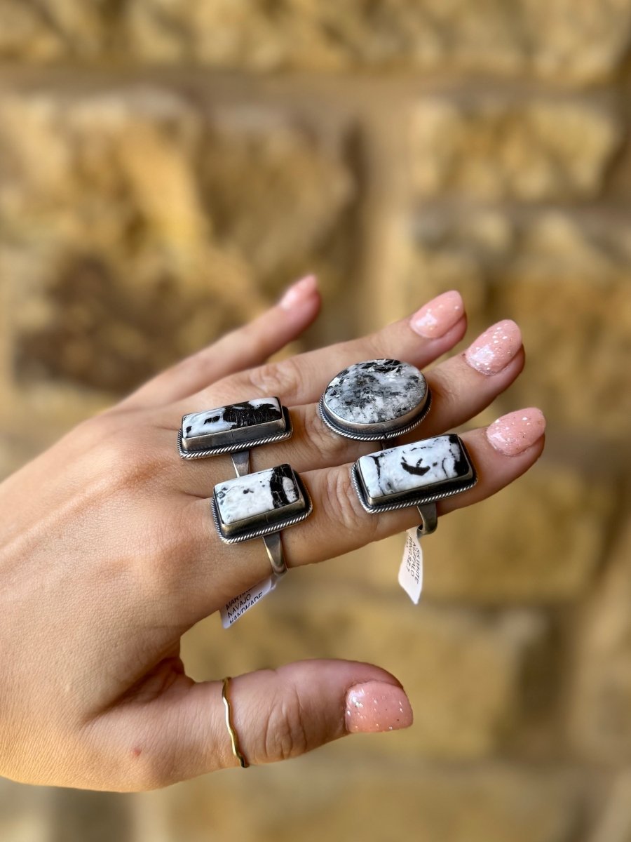 Princeton White Buffalo OVAL Ring