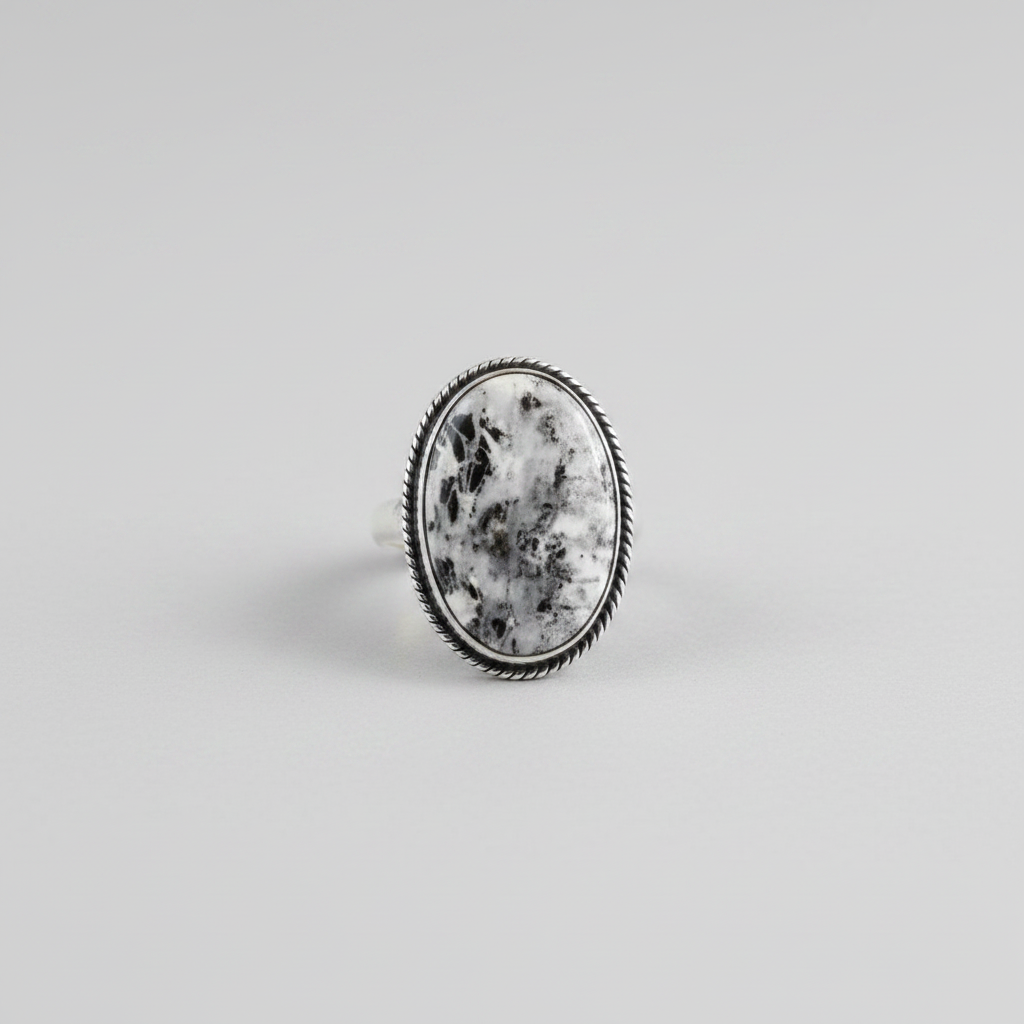 Princeton White Buffalo Oval Ring