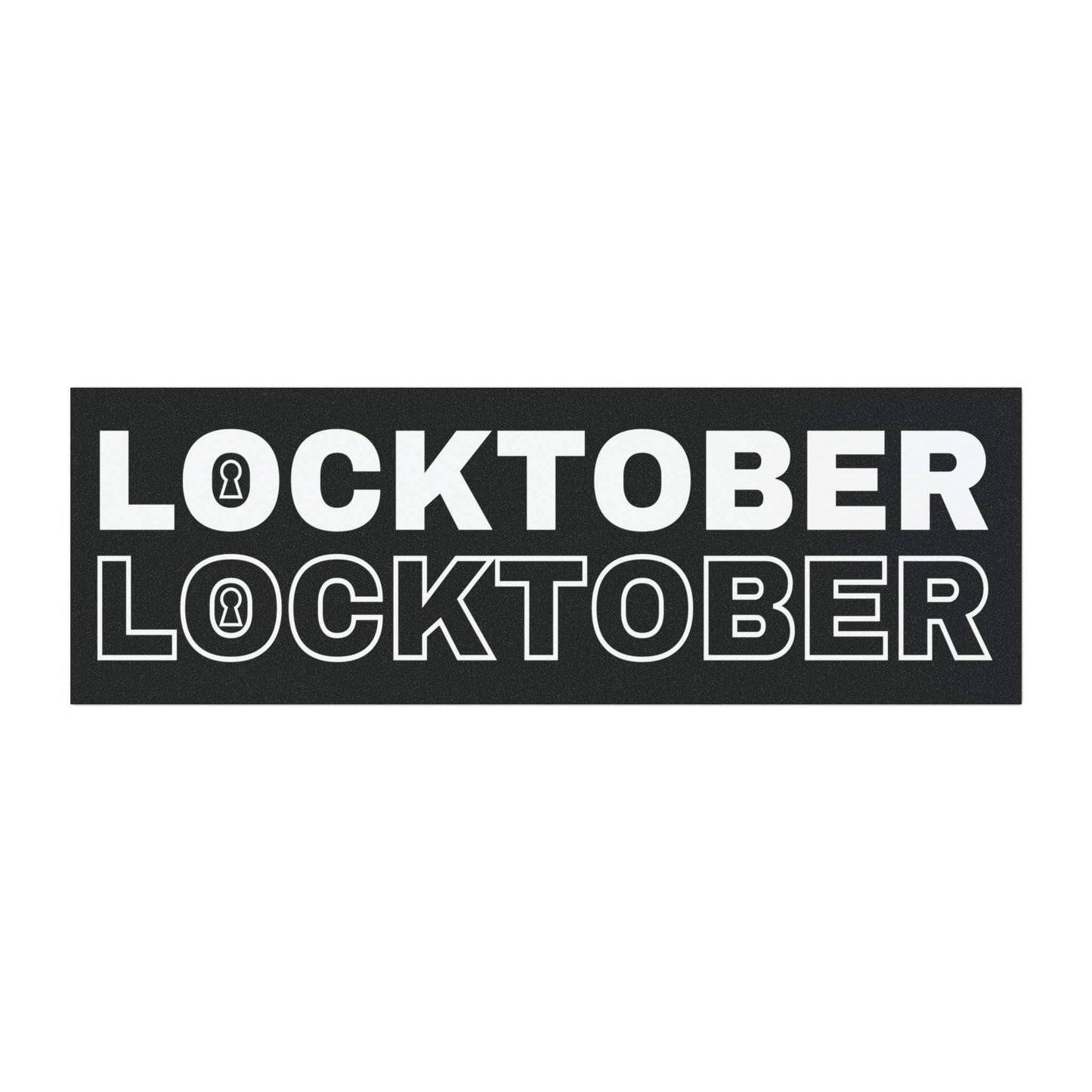 LockTober - Car Magnet - LockedBoy Athletics - LeatherDaddy Skin Co.