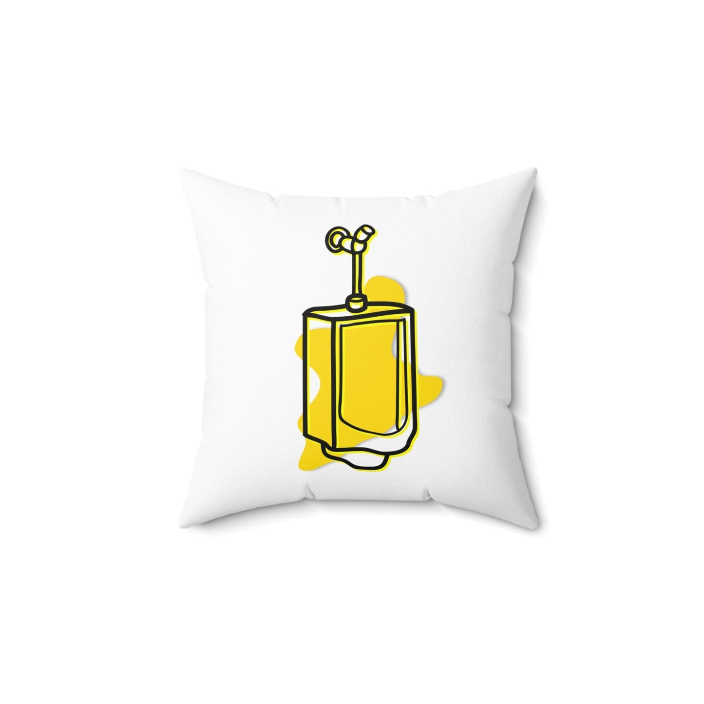 Urine For A Treat Spun Polyester Square Pillow