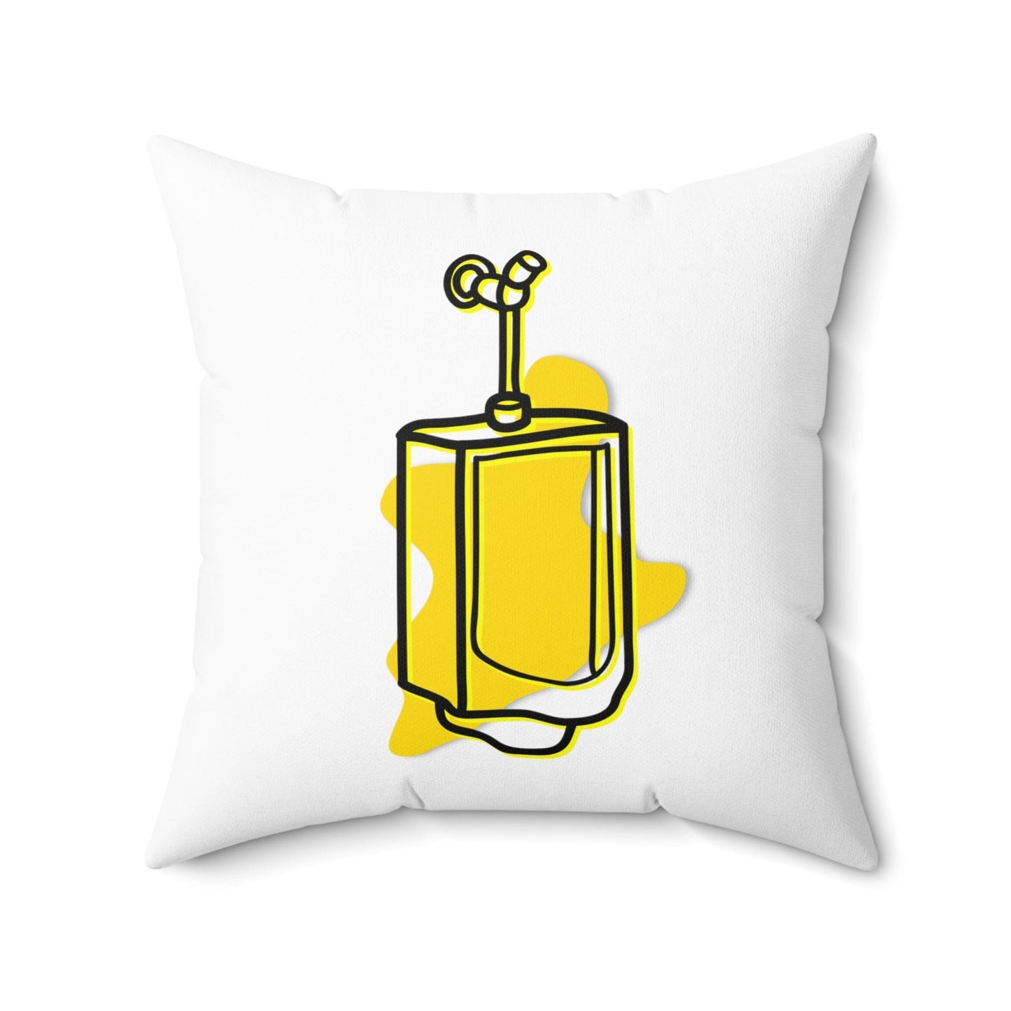 Urine For A Treat Spun Polyester Square Pillow