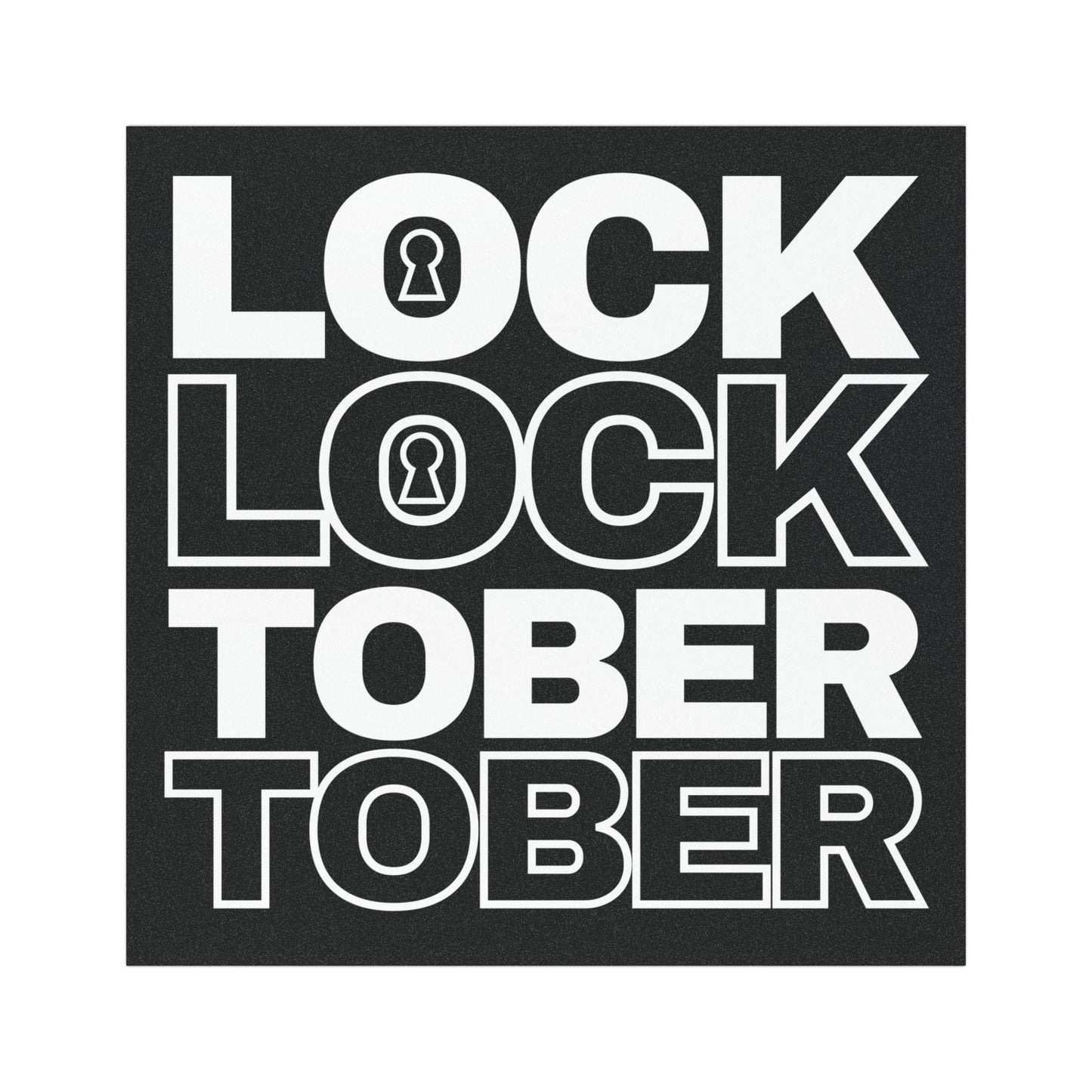 LockTober - Car Magnet - LockedBoy Athletics - LeatherDaddy Skin Co.