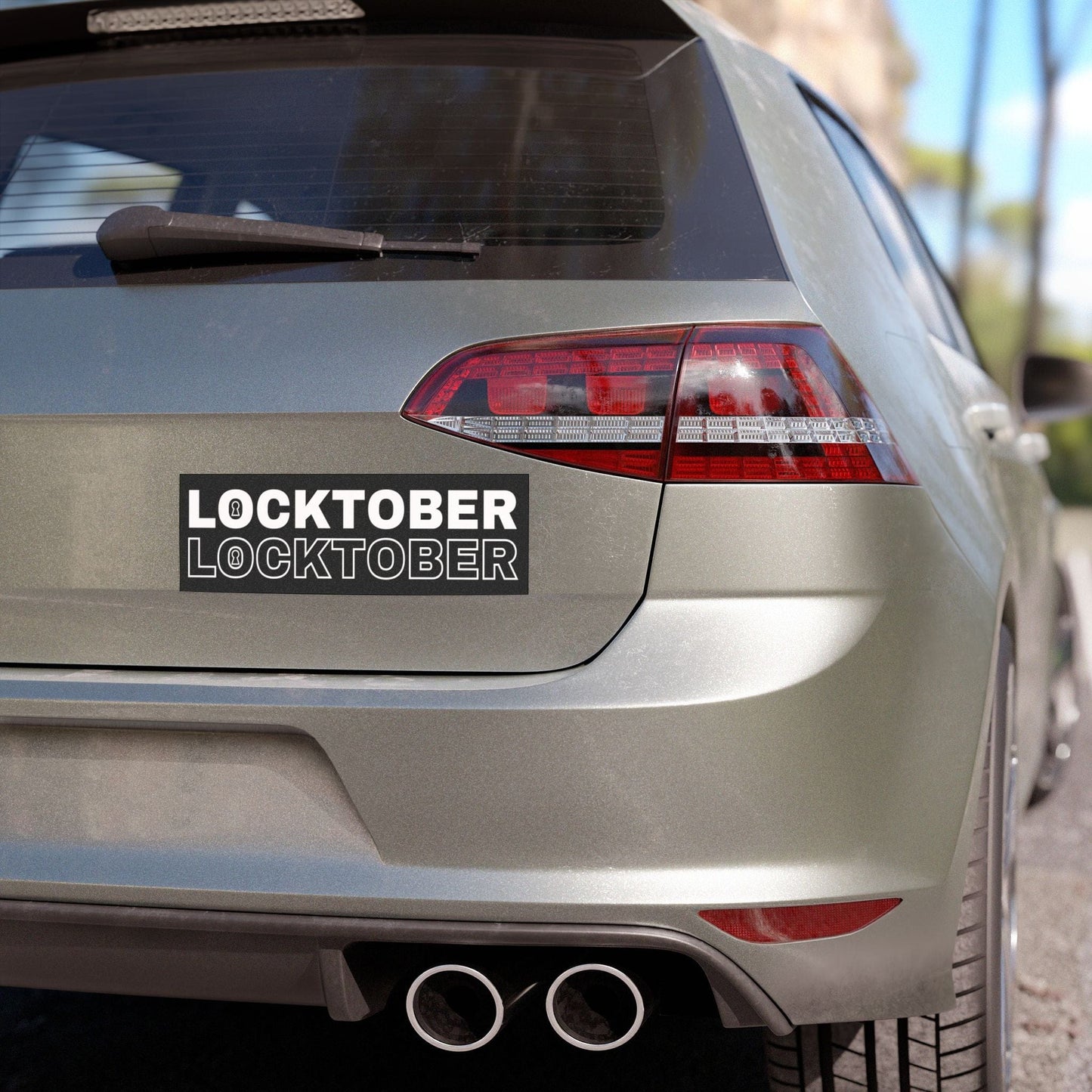 LockTober - Car Magnet - LockedBoy Athletics - LeatherDaddy Skin Co.