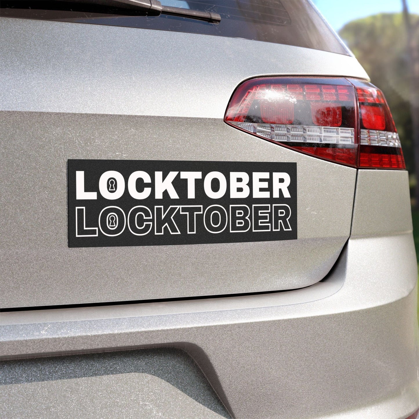 LockTober - Car Magnet - LockedBoy Athletics - LeatherDaddy Skin Co.