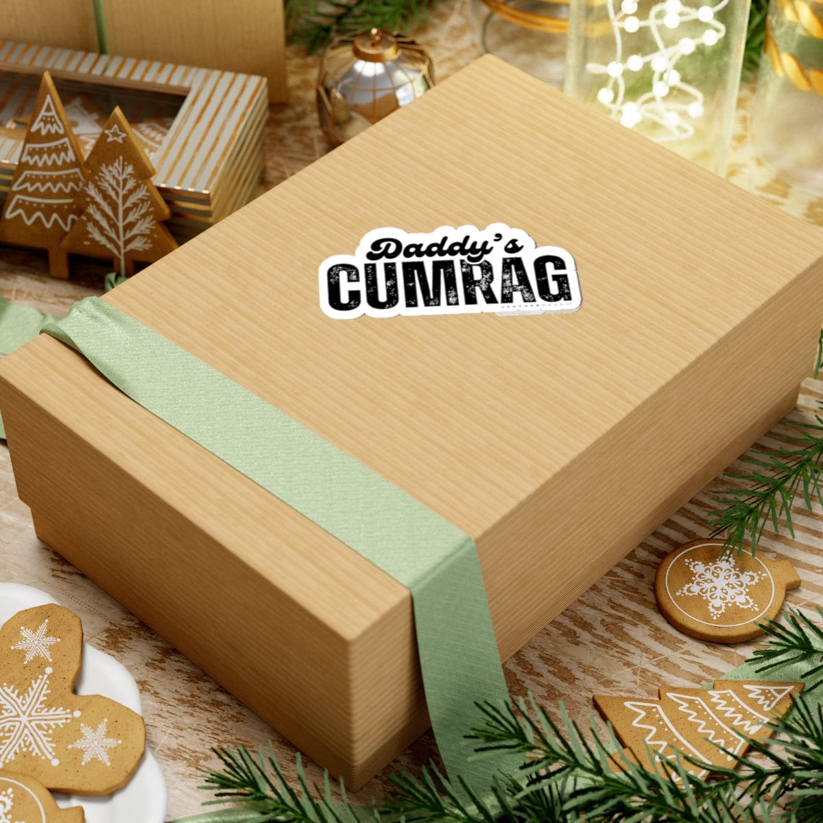 'Daddy's C*mrag' Kiss-Cut Stickers - for Laptops, Water Bottles, & More