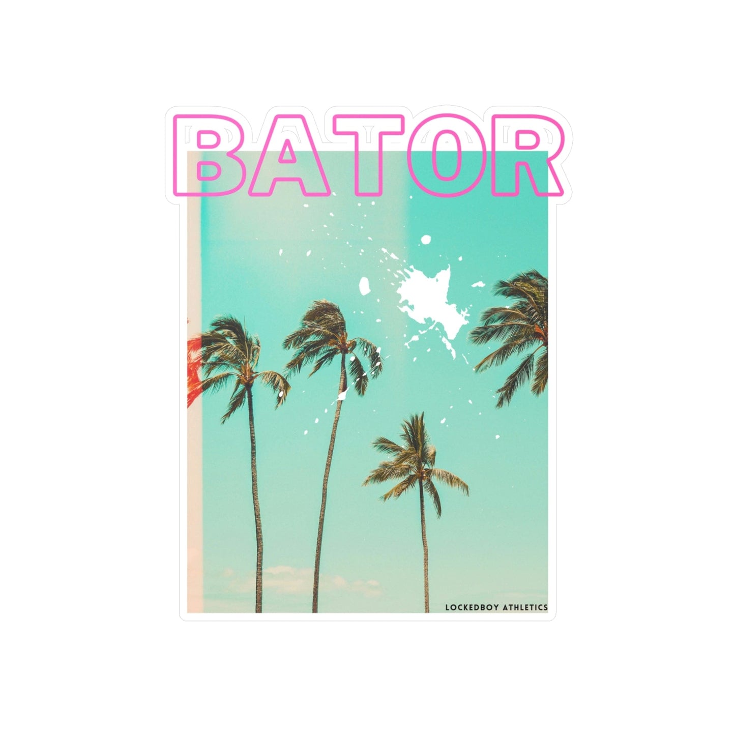 Bator Palm Vinyl Sticker
