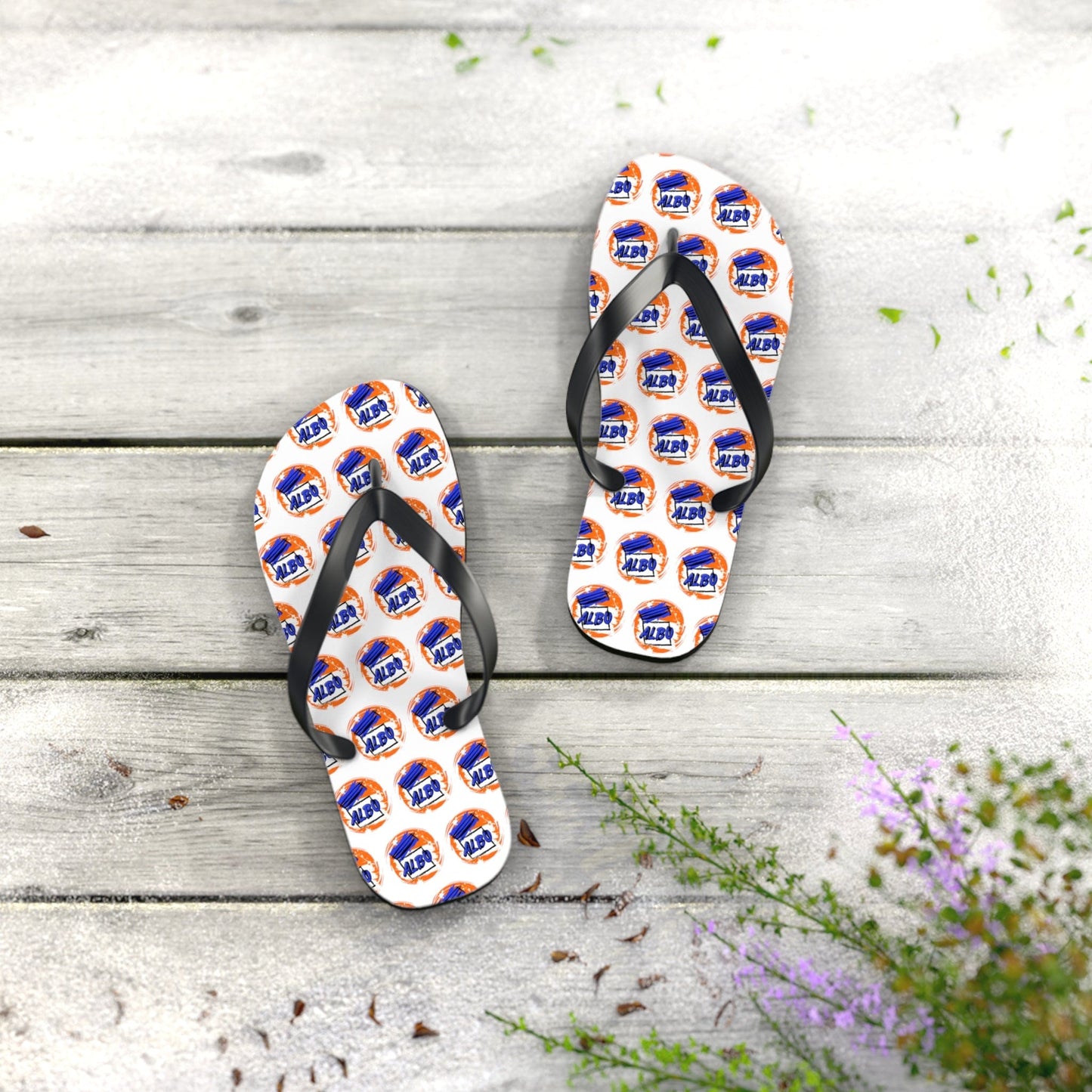 Artsy Albo Unisex Flip-Flops