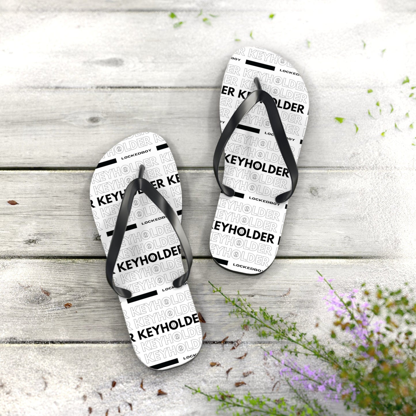 KeyHolder Bag Inspo Unisex Flip-Flops