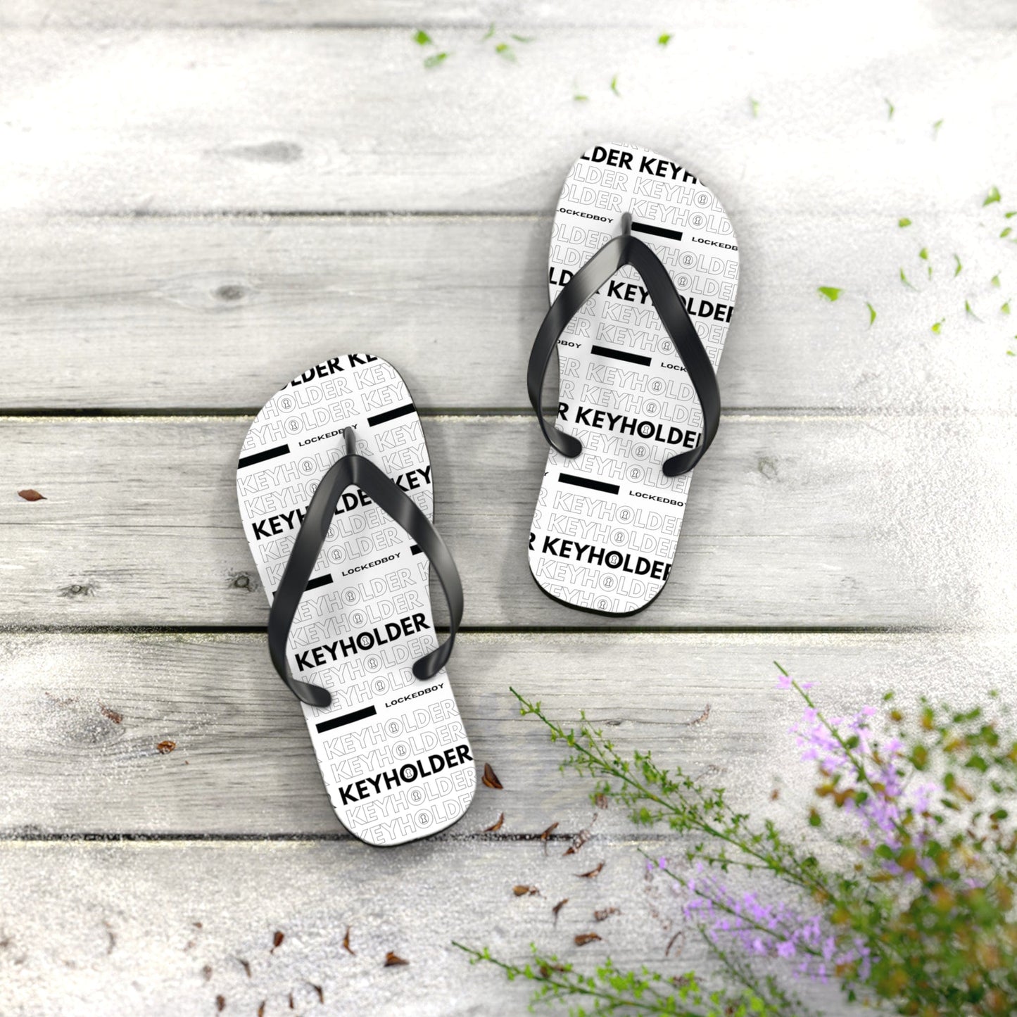KeyHolder Bag Inspo Unisex Flip-Flops