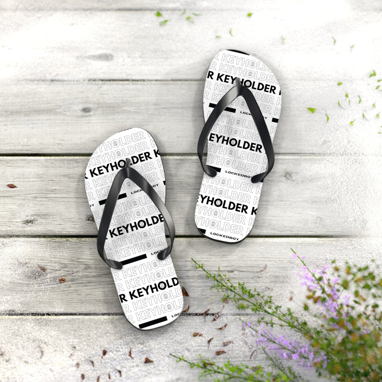 KeyHolder Bag Inspo Unisex Flip-Flops