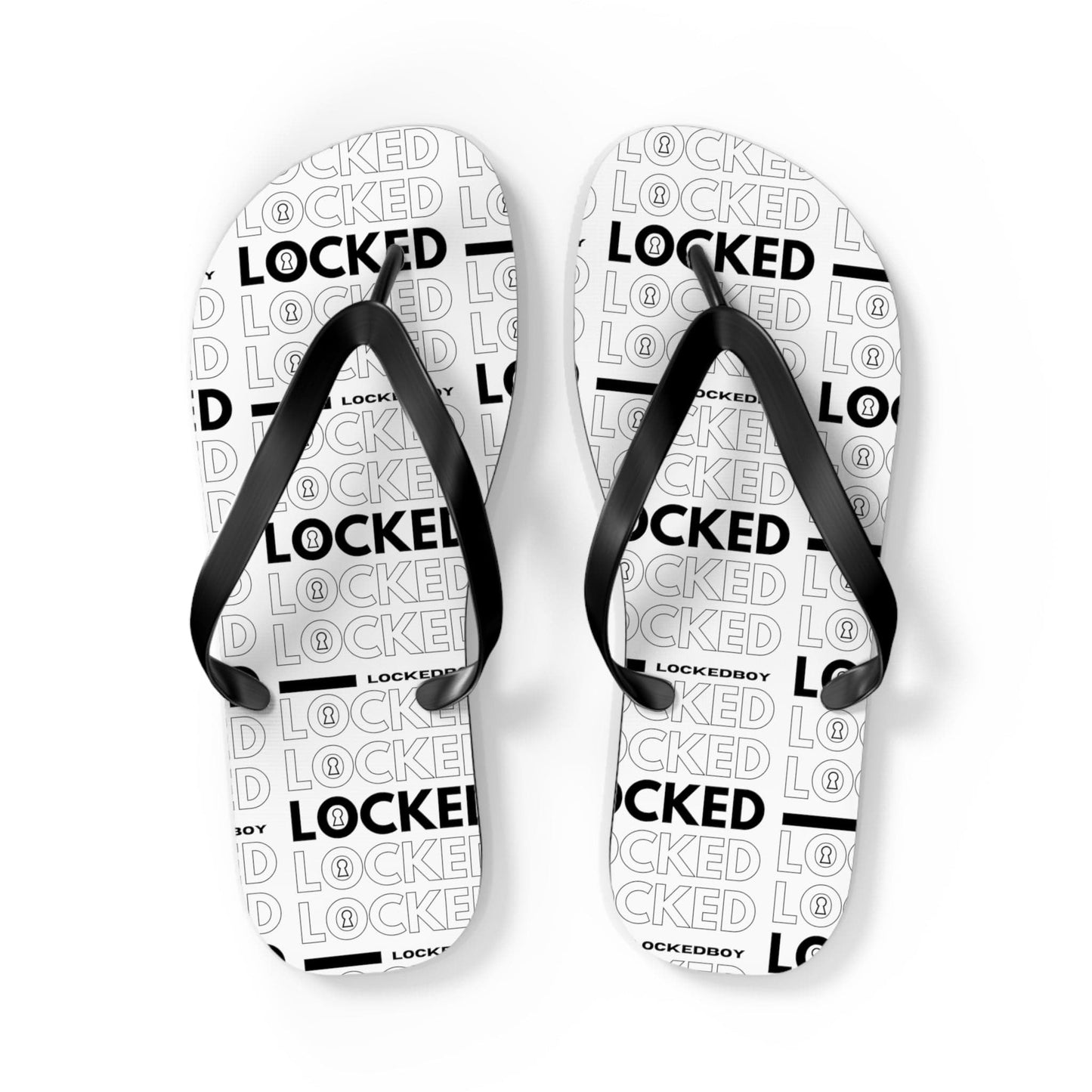 Lockedboy Bag Inspo Unisex Flip Flops