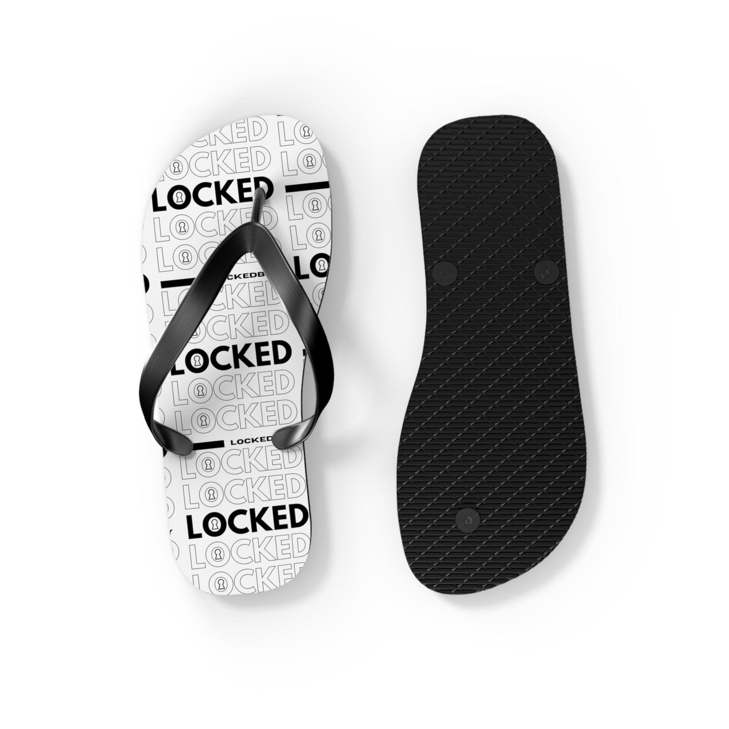 Lockedboy Bag Inspo Unisex Flip Flops