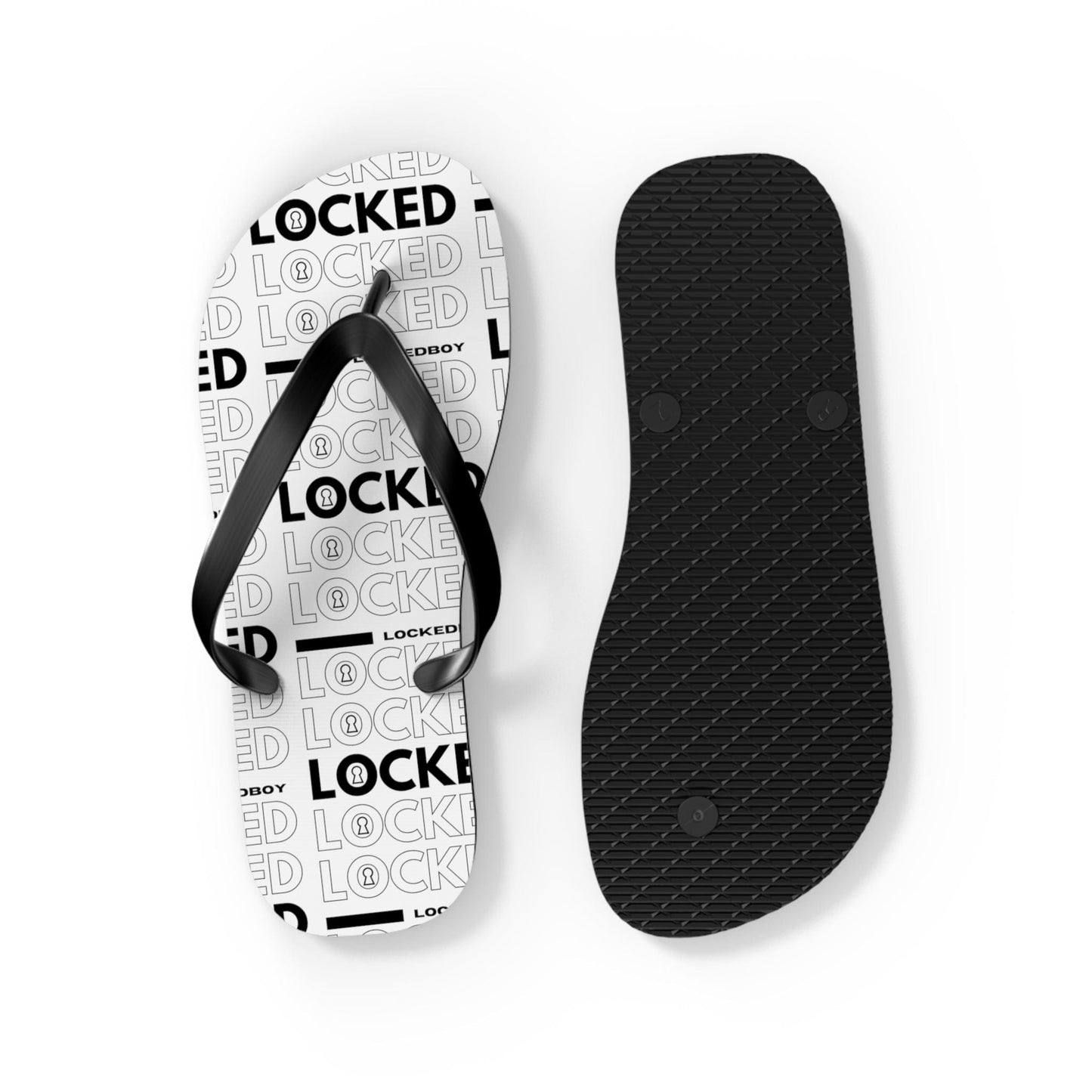 Lockedboy Bag Inspo Unisex Flip Flops