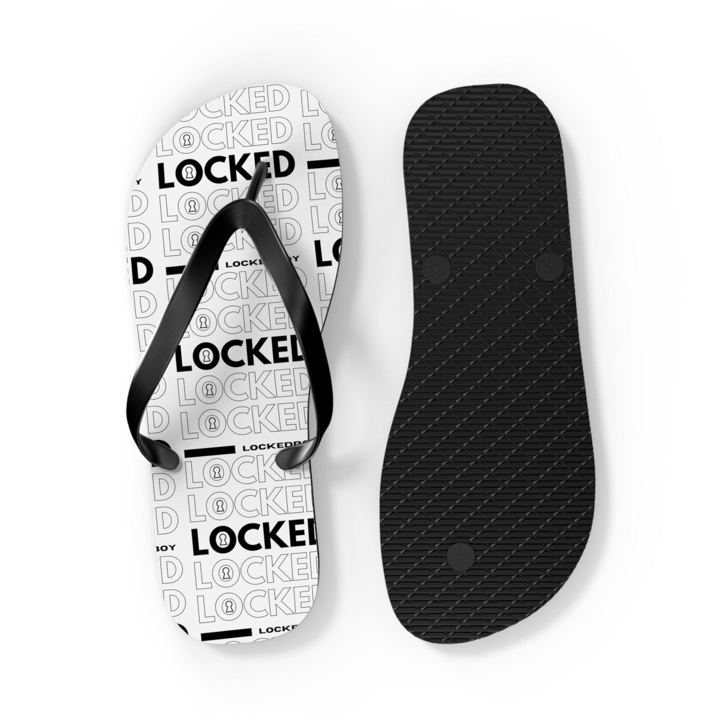 Lockedboy Bag Inspo Unisex Flip Flops