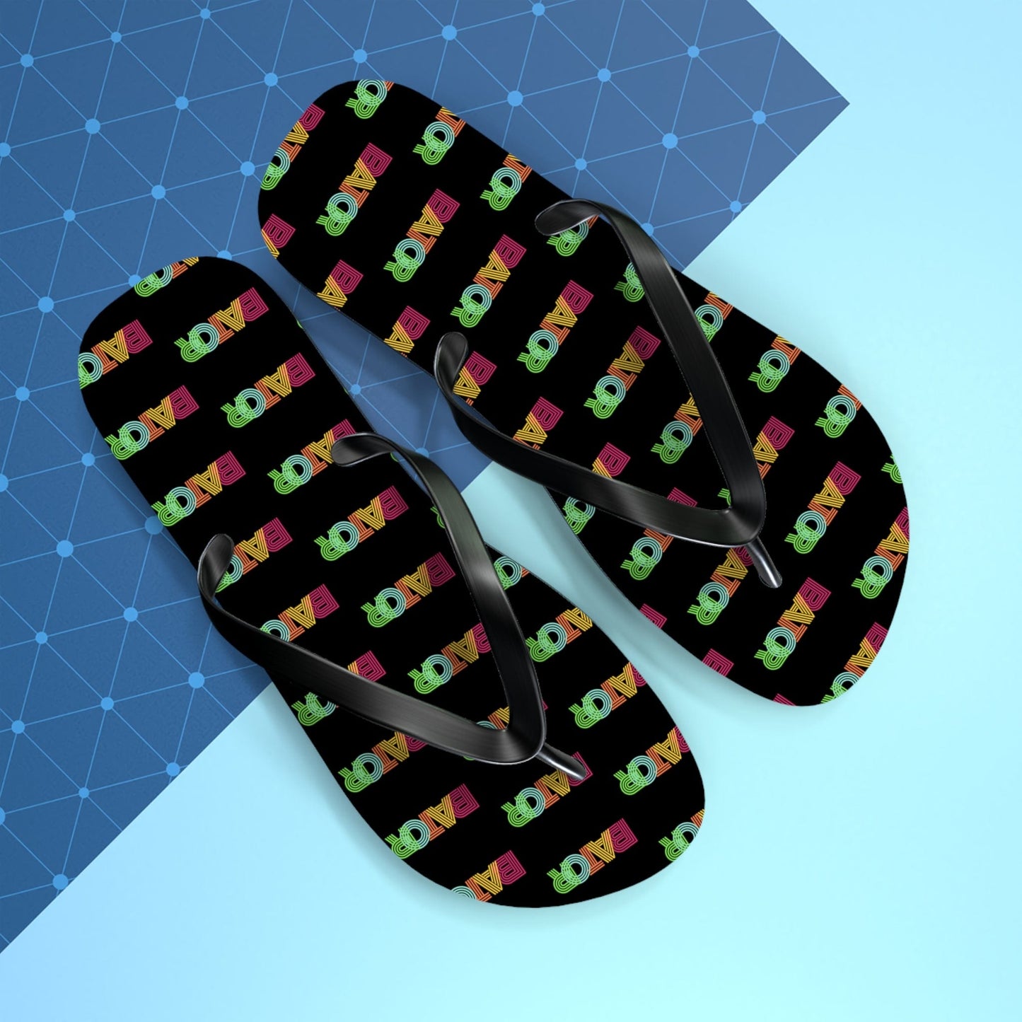 Retro Bator Unisex Flip-Flops