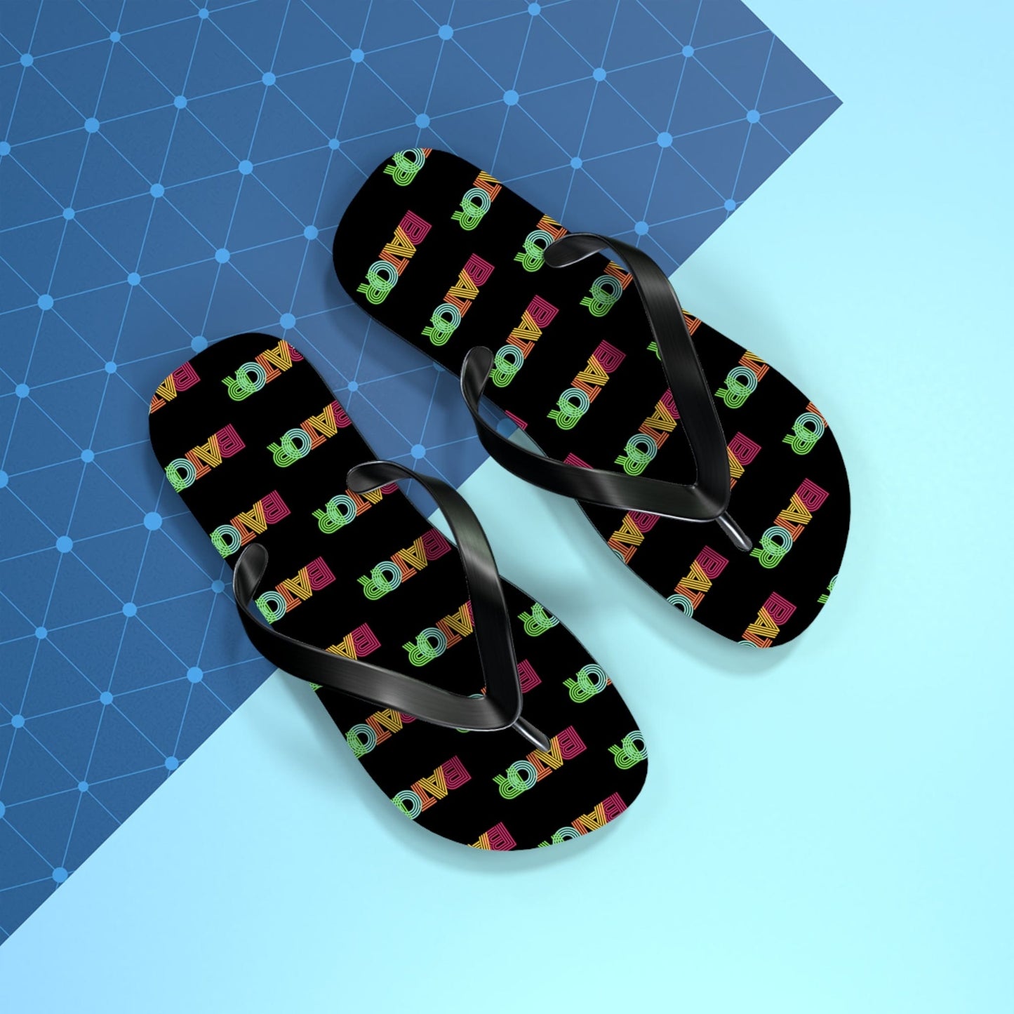 Retro Bator Unisex Flip-Flops