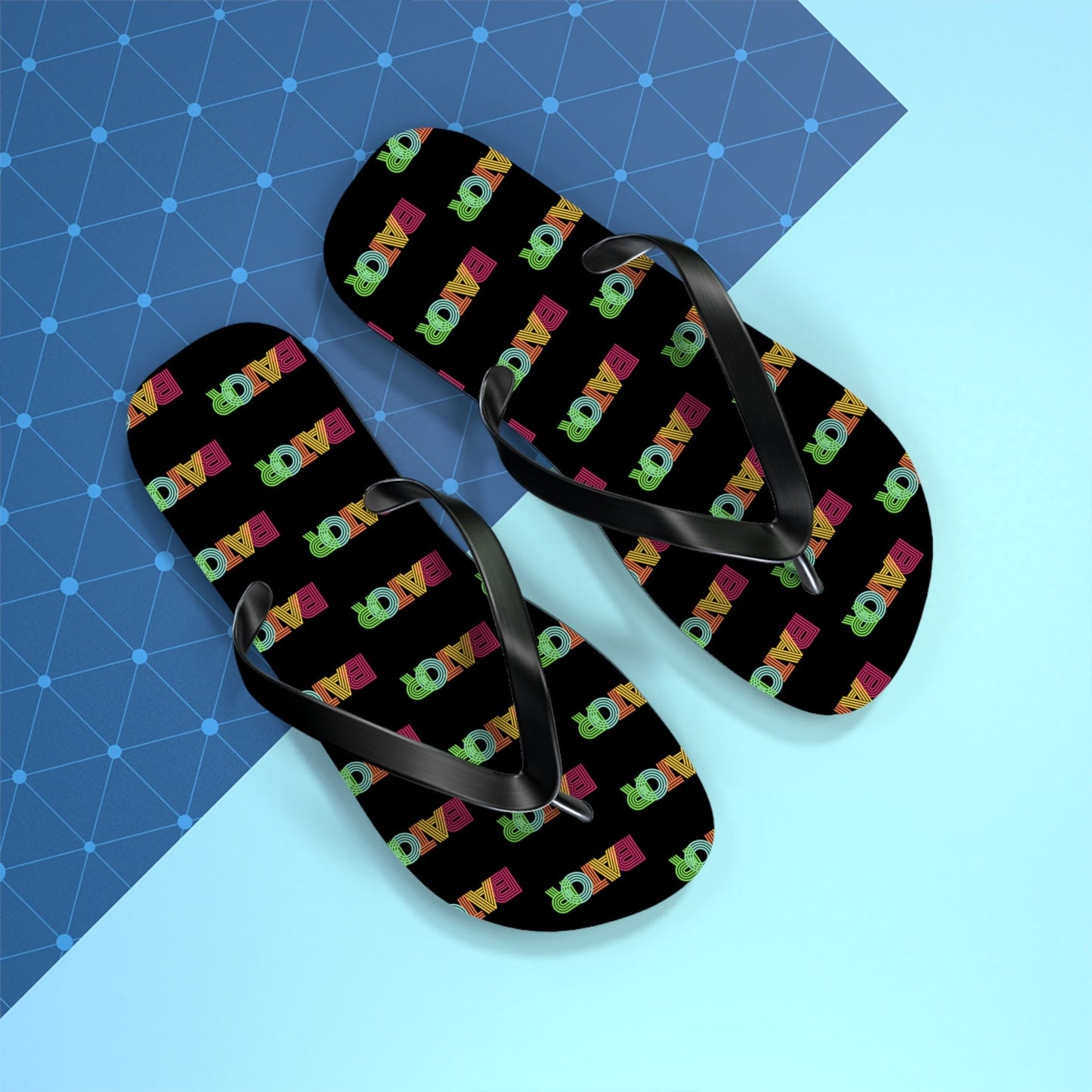 Retro Bator Unisex Flip-Flops