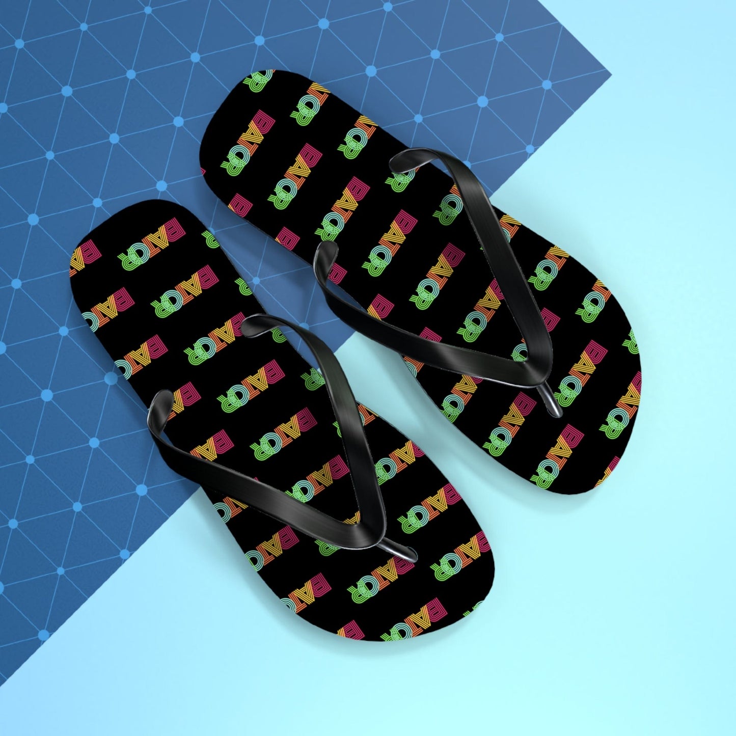 Retro Bator Unisex Flip-Flops