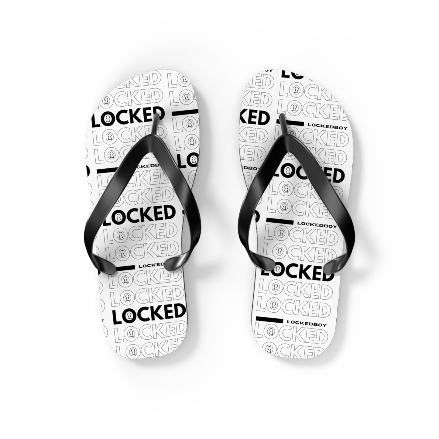 Lockedboy Bag Inspo Unisex Flip Flops
