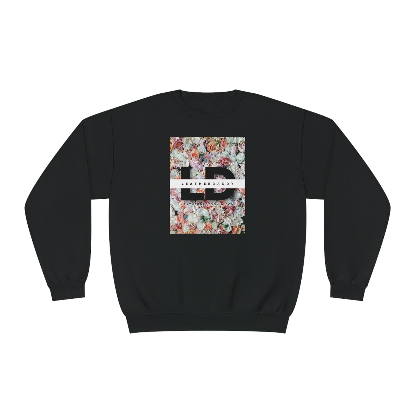 LeatherDaddy Floral Crewneck Sweatshirt - Pinks/Oranges
