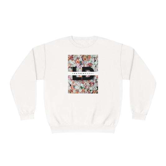 LeatherDaddy Floral Crewneck Sweatshirt - Pinks/Oranges
