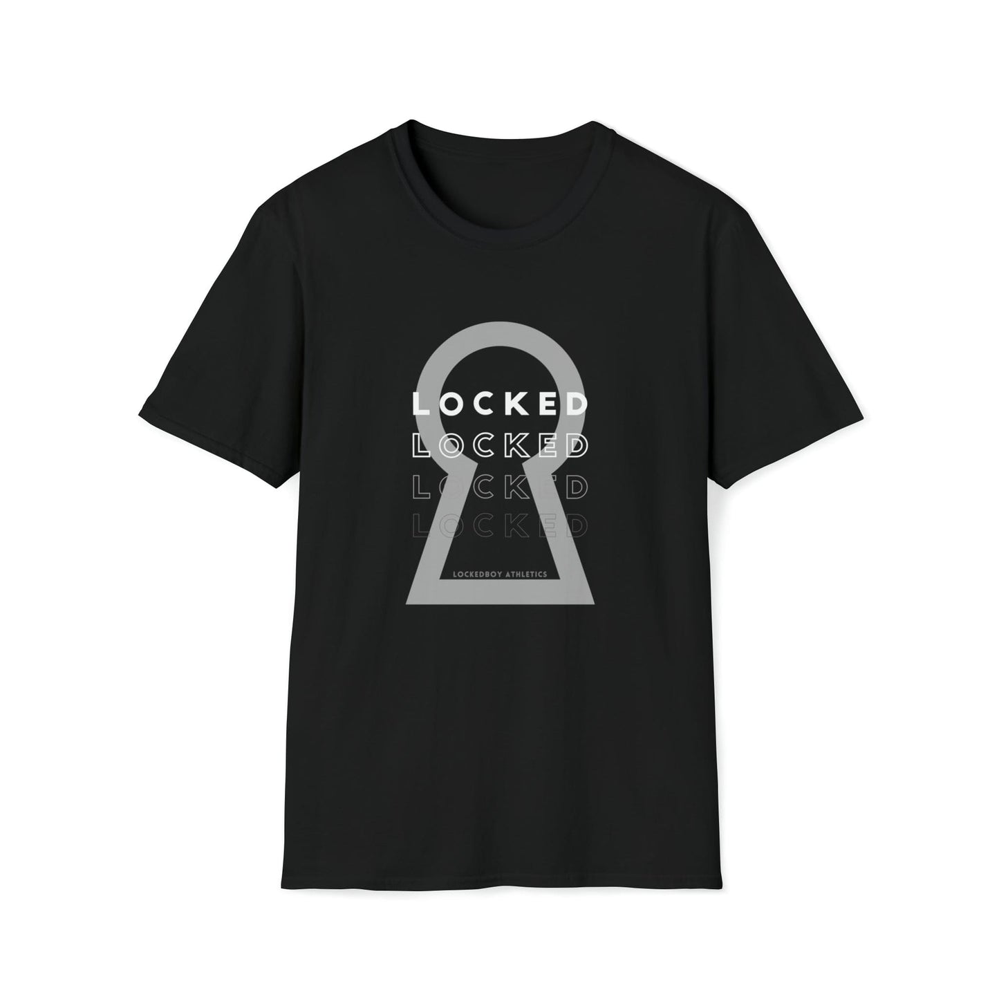 Lockedboy KeyHOLE Echo - Lockedboy Athletics Chastity Tshirt