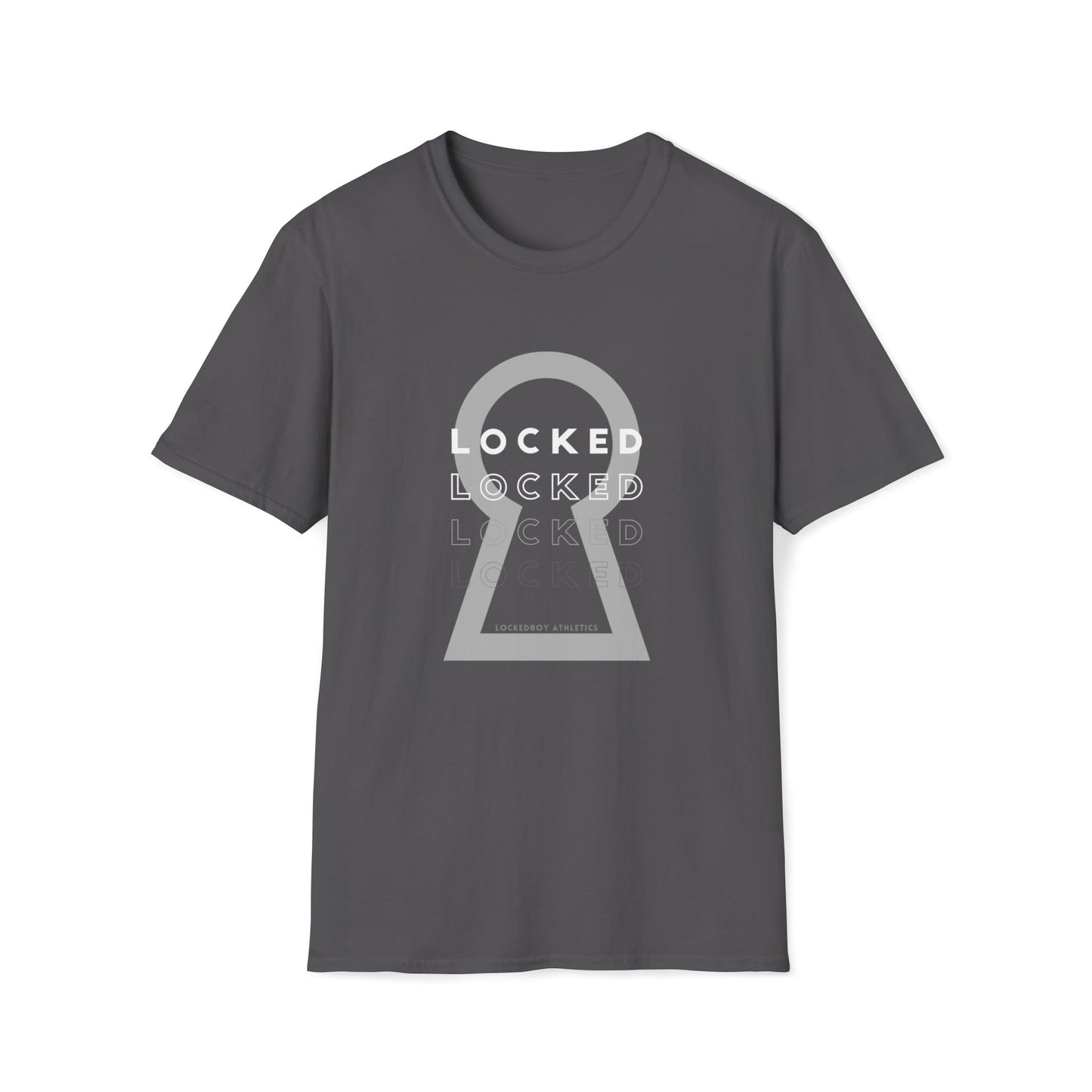 Lockedboy KeyHOLE Echo - Lockedboy Athletics Chastity Tshirt