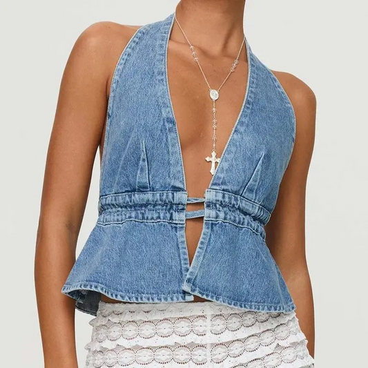 Miley Denim Vest