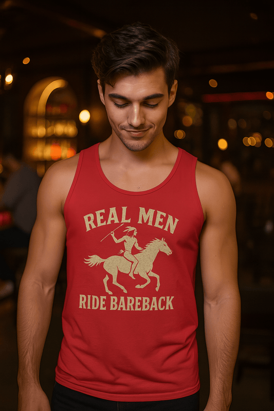 Real Men Ride Bareback Tank