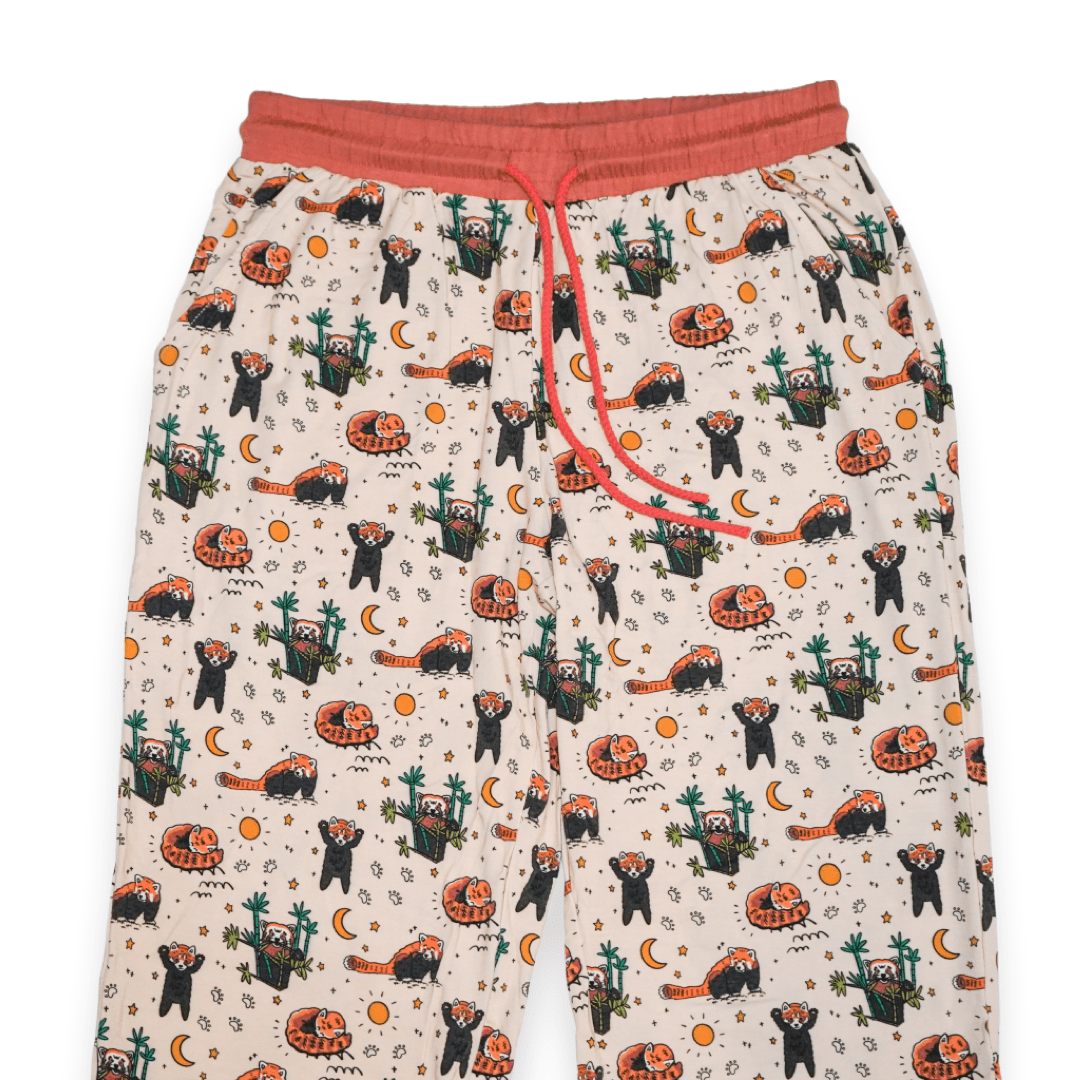 Red Panda Women's Two-Piece Pajama Set