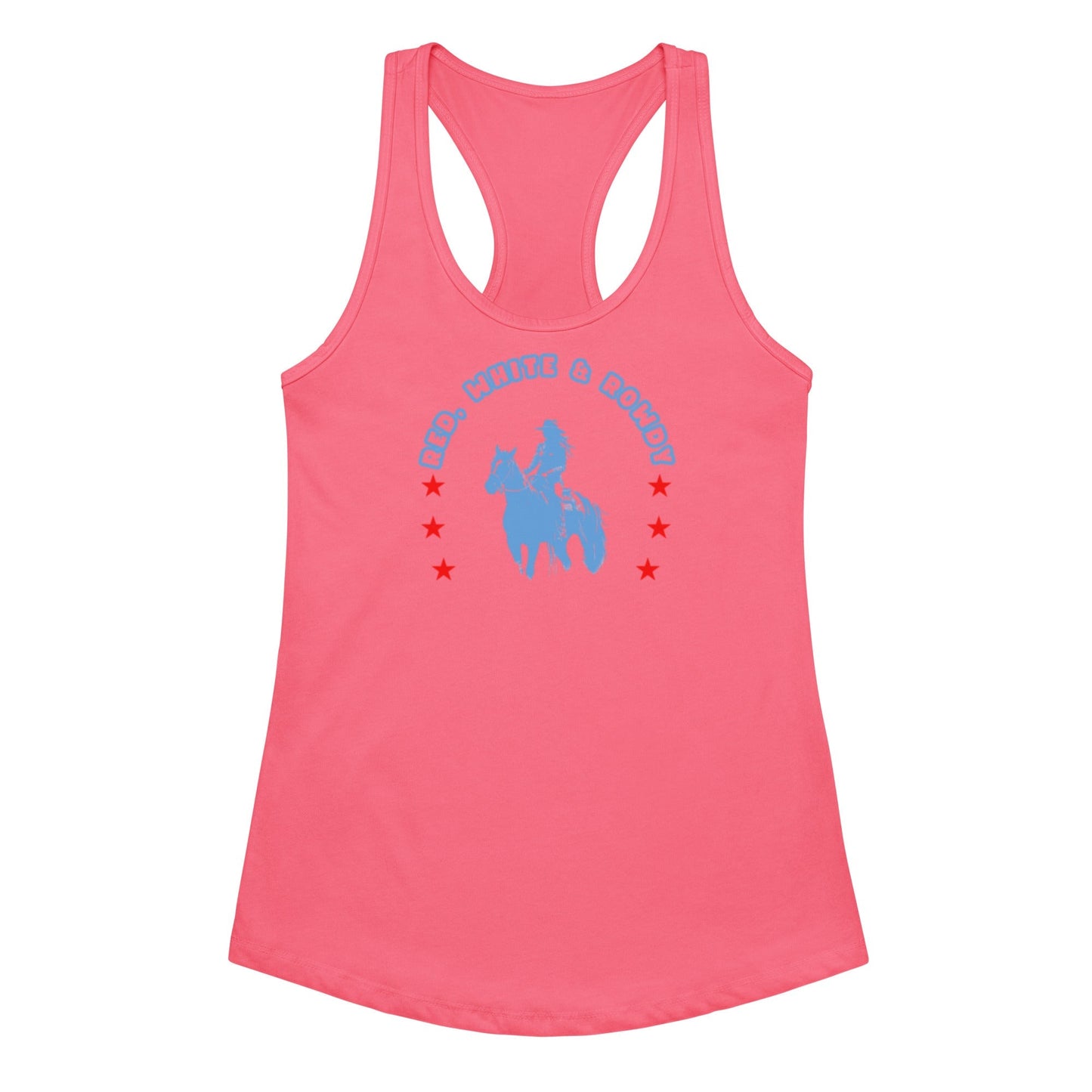 Red White and Rowdy Horseshoe Tank