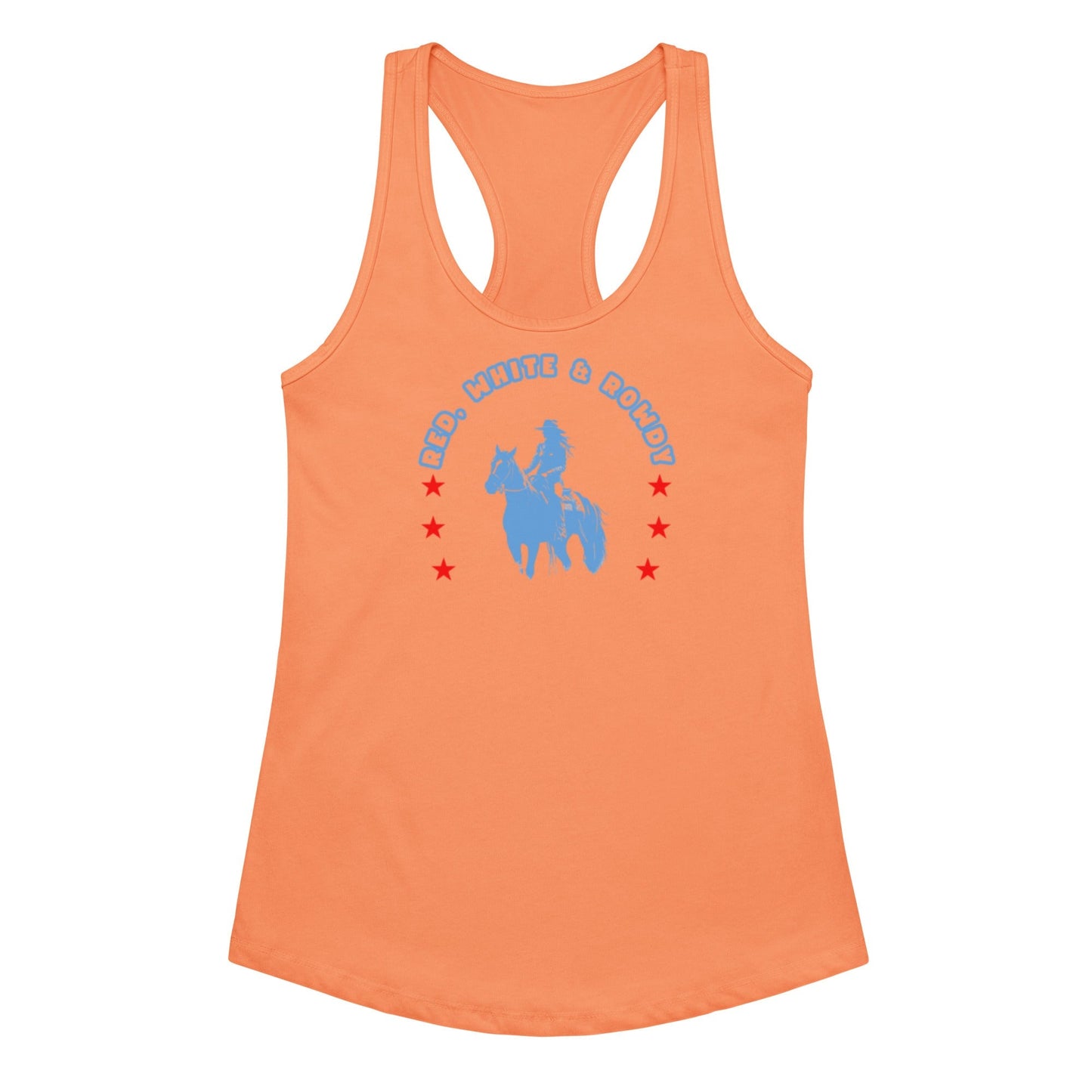 Red White and Rowdy Horseshoe Tank