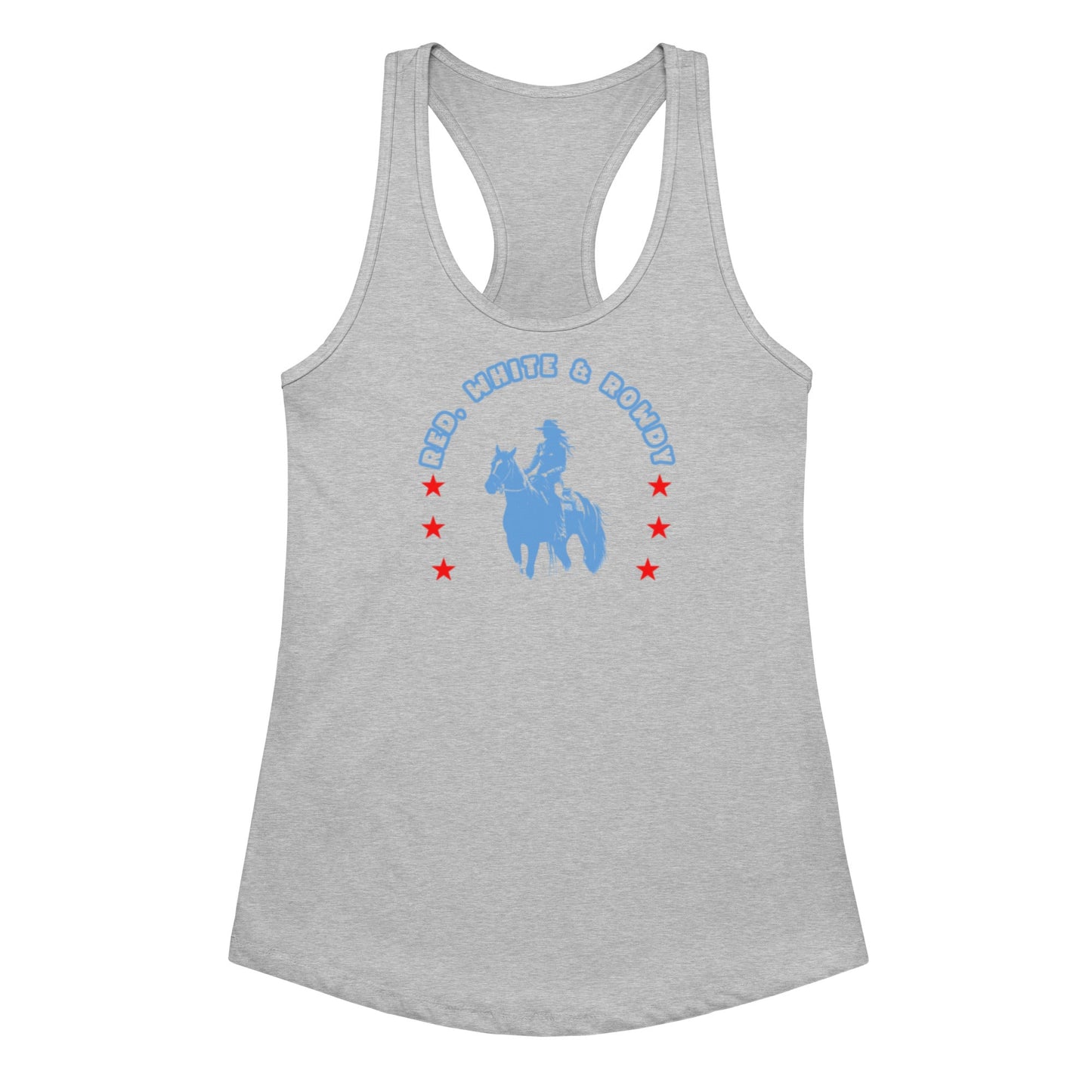 Red White and Rowdy Horseshoe Tank