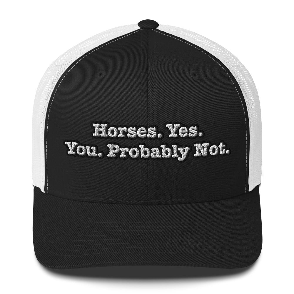 Trucker Cap - Horses. Yes.
