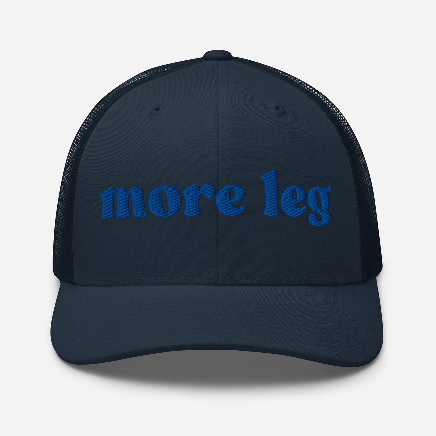 Retro Trucker Cap/Embroidered - More Leg