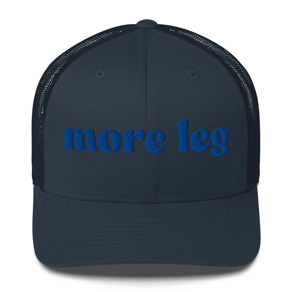 Retro Trucker Cap/Embroidered - More Leg