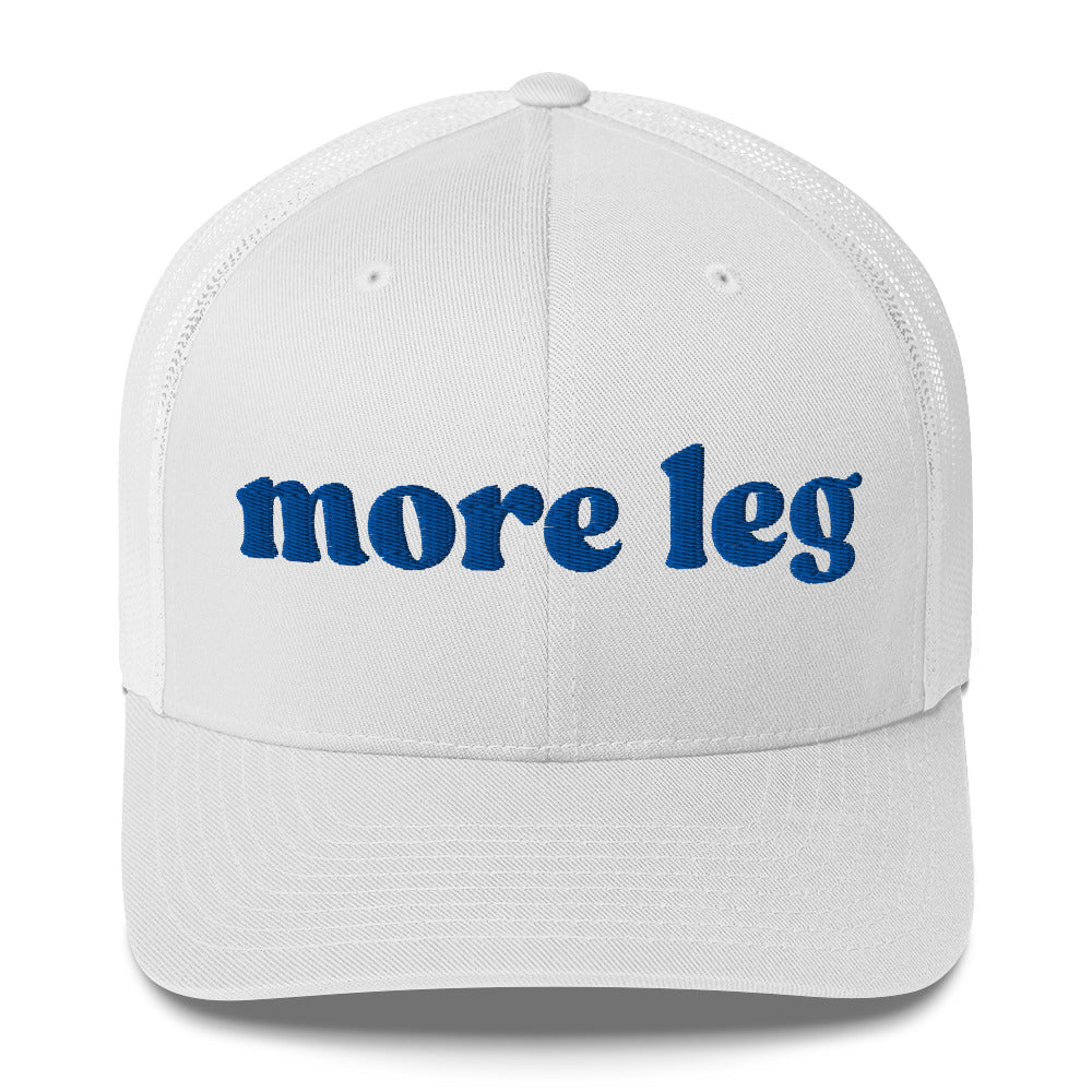Retro Trucker Cap/Embroidered - More Leg