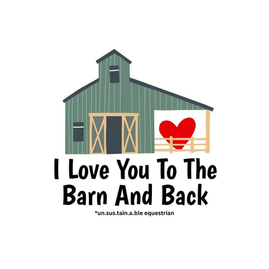 Die Cut Vinyl Stickers -  3x3 - To The Barn And Back