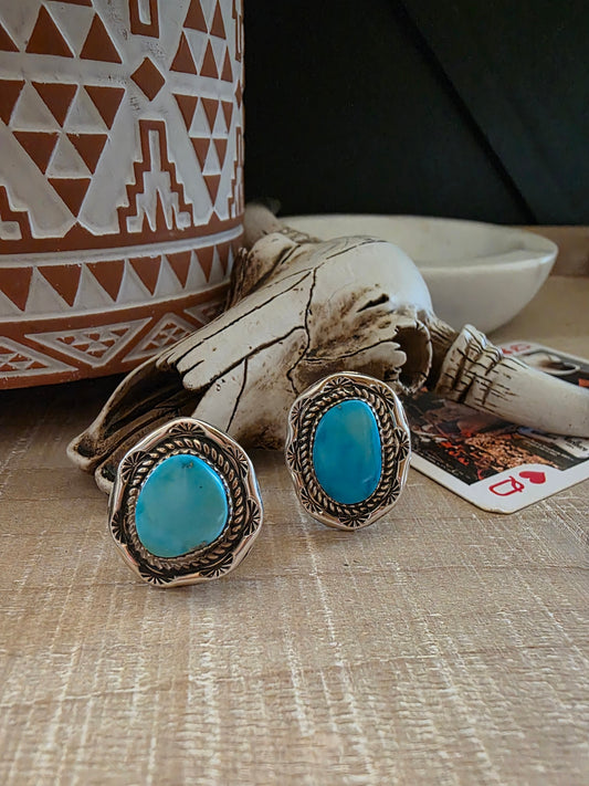 RENELL PERRY CHACO TURQUOISE RING