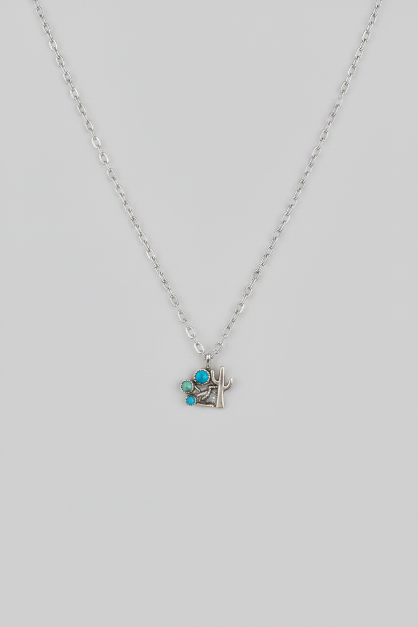 Roadrunner Desert Turquoise Necklace
