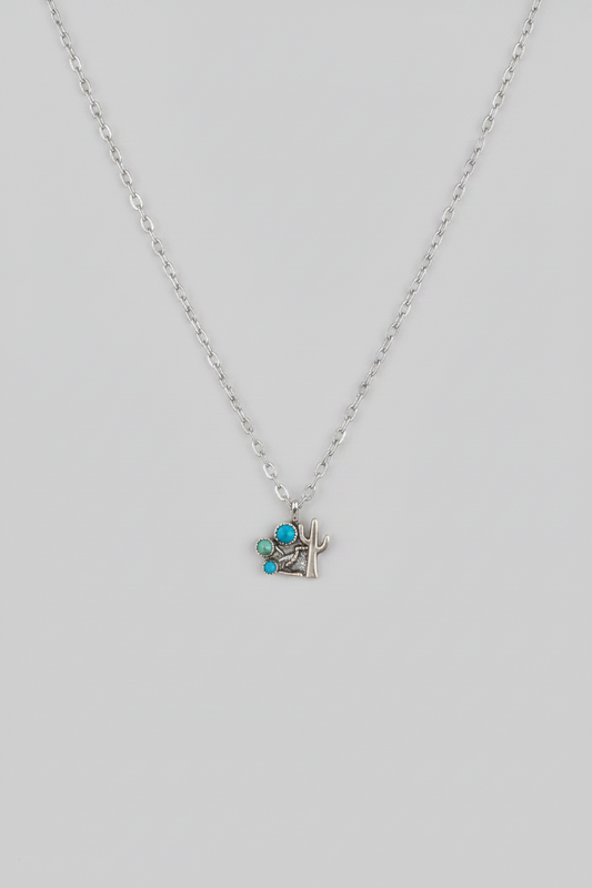 Roadrunner Desert Turquoise Necklace