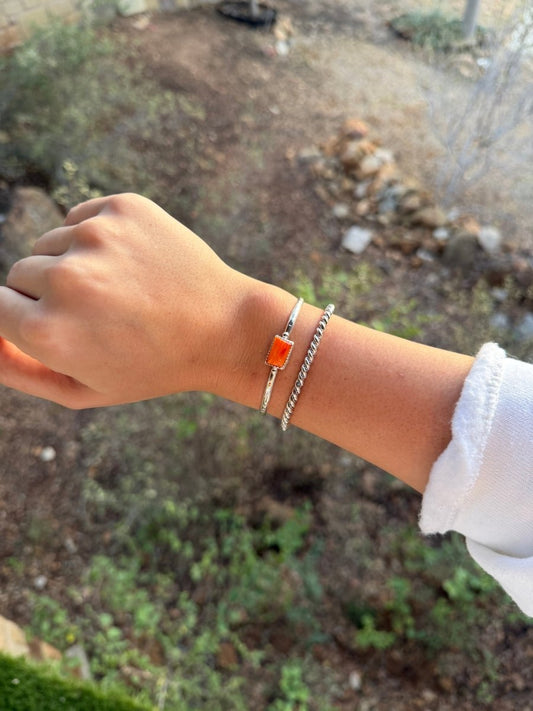 Rossville Silver Twist Cuff