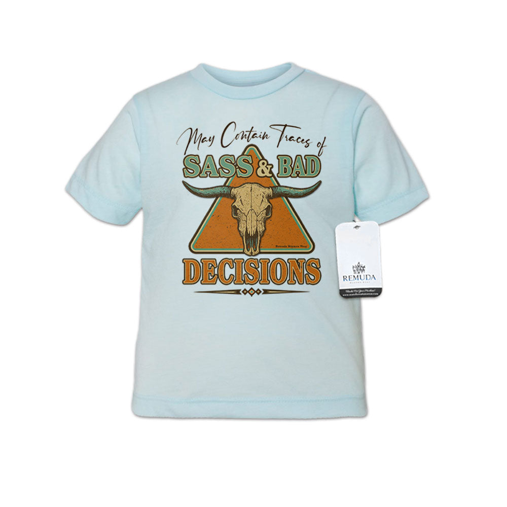 Sass & Bad Decisions - Western Toddler Tee T-Shirt