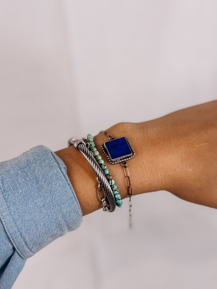 Savoy Blue Lapis Link Bracelet
