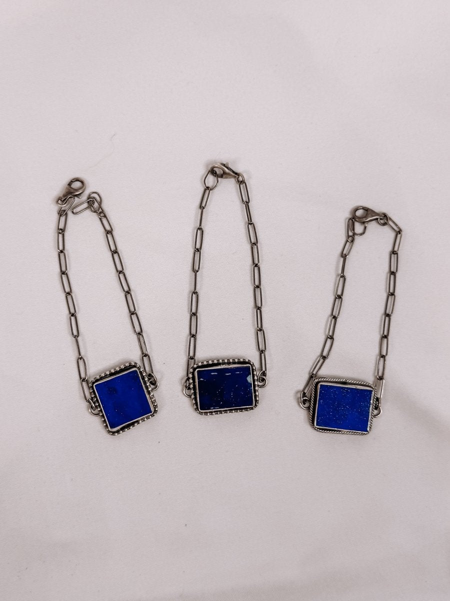Savoy Blue Lapis Link Bracelet