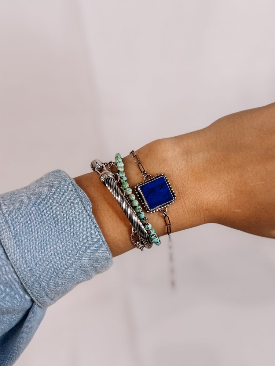 Savoy Blue Lapis Link Bracelet