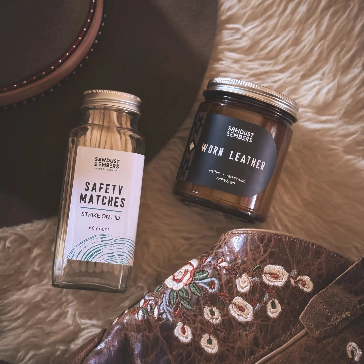Worn Leather - Signature Candle