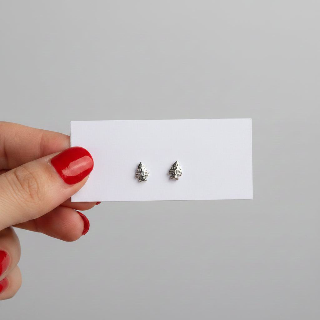 Small Arrowhead Stud Earrings