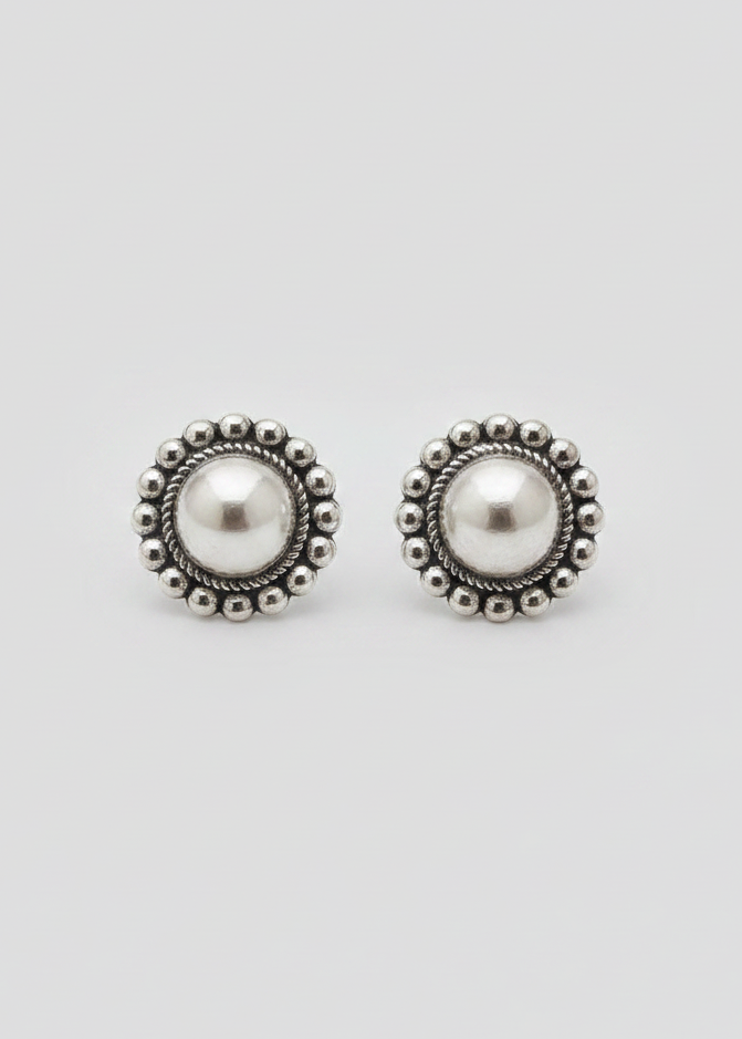 Small Dover Silver Earrings